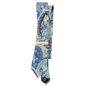 Perry Ellis Portfolio Mens Blue Tie